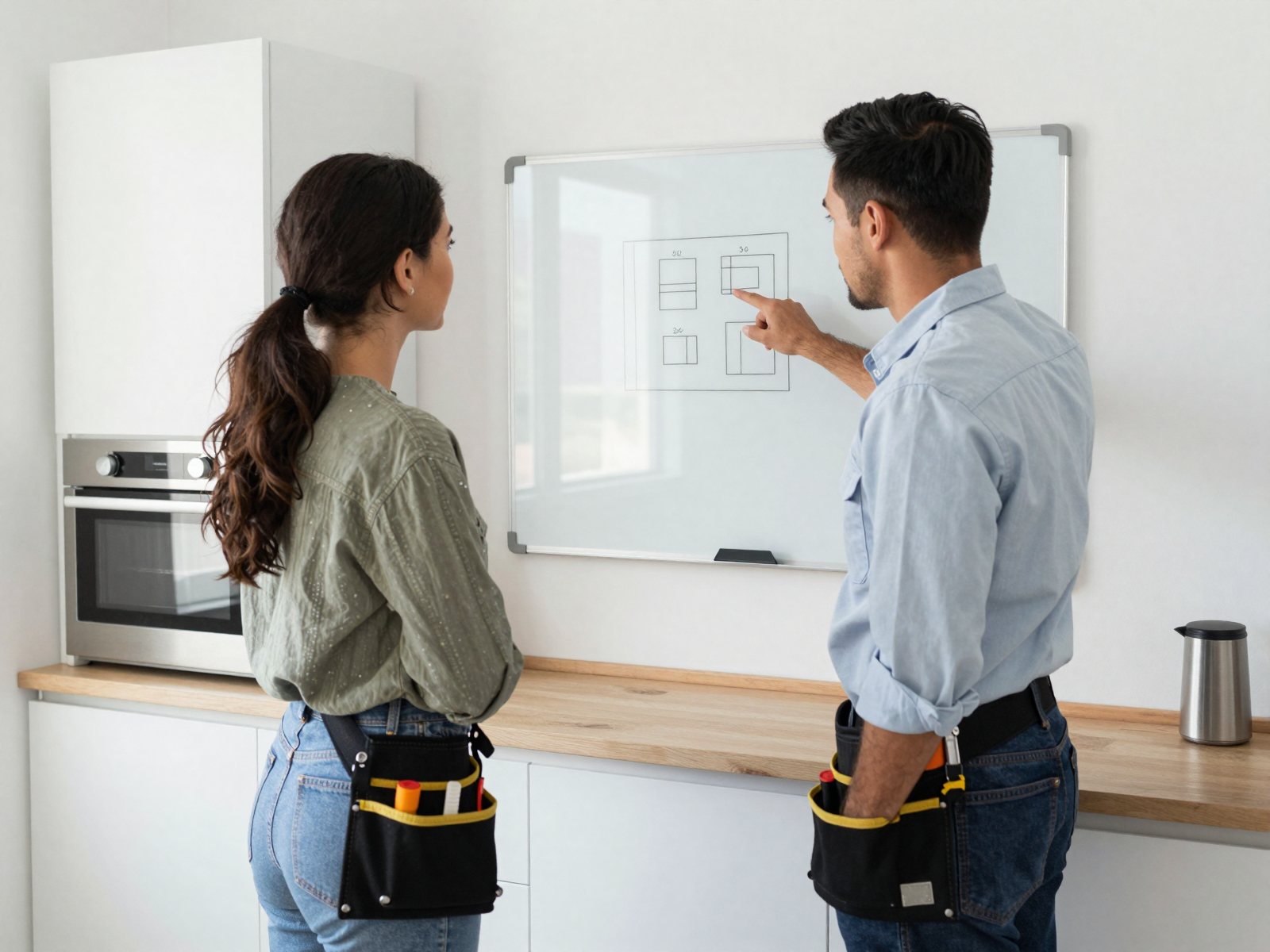 Completed electrical installation in a residential home